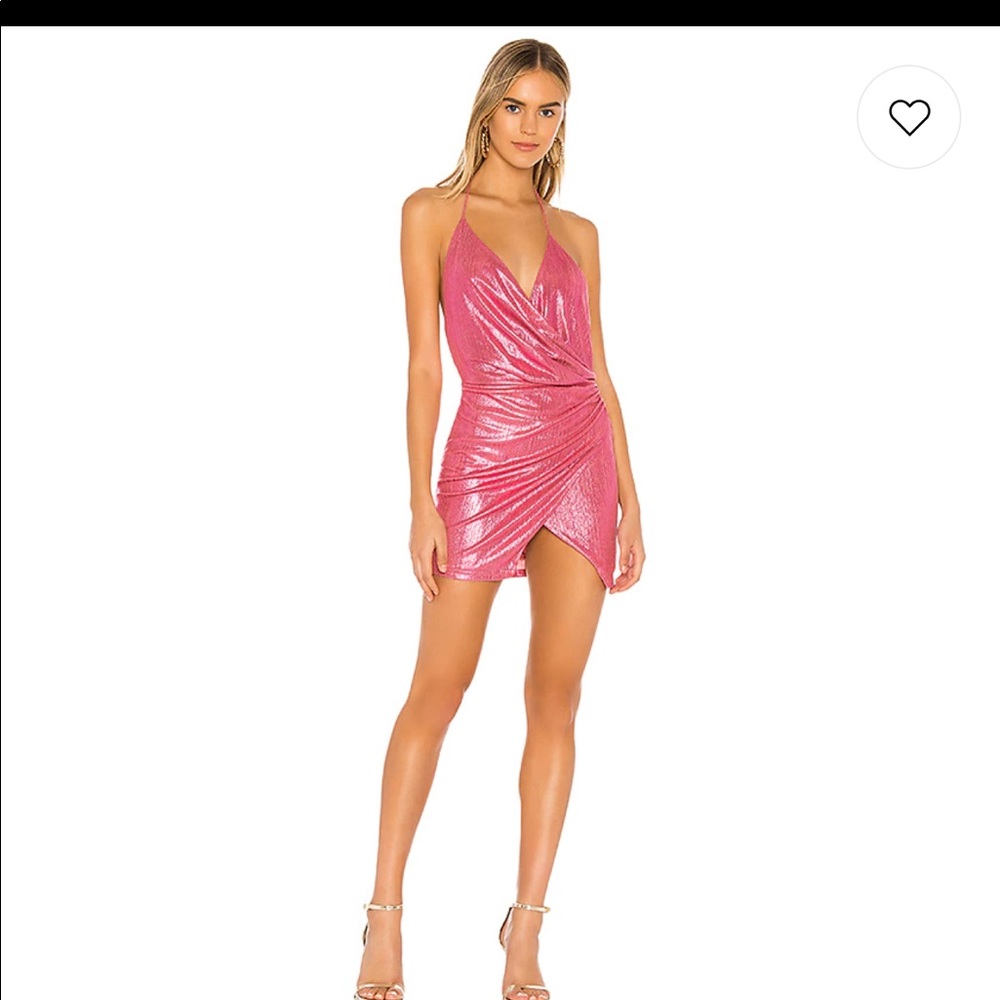 REVOLVE Superdown Missie Wrap Front Dress